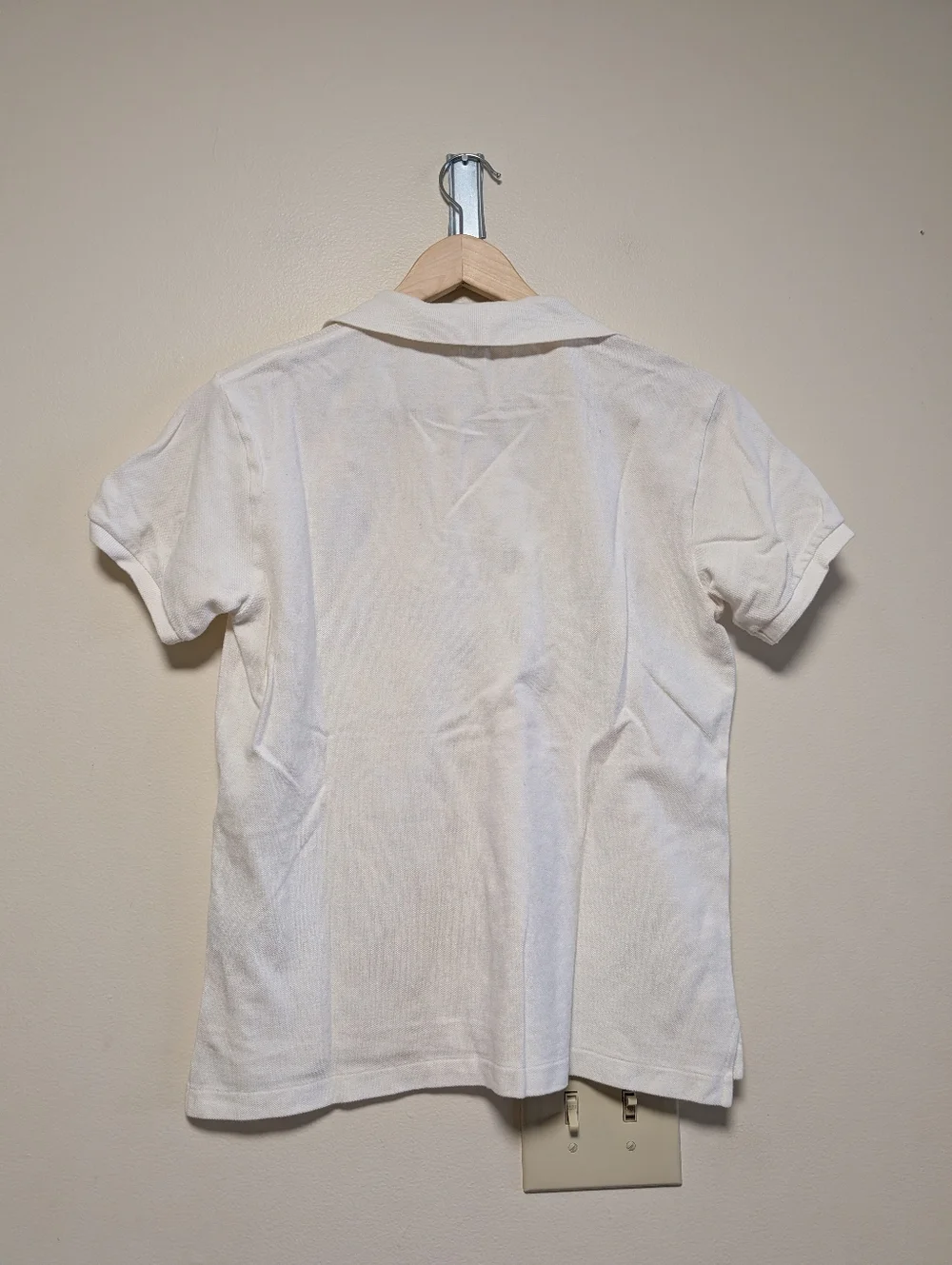 Ralph Lauren Polo Shirt Men’s Small White Purple Pony Classic - Picture 3 of 3